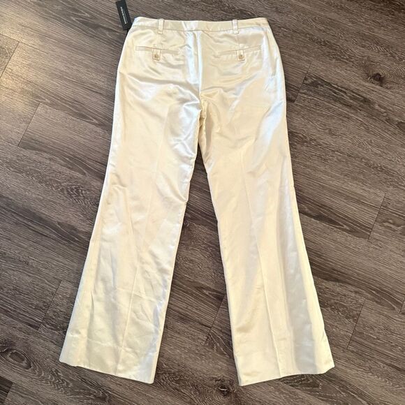 Banana Republic Champagne Cotton Silk Trouser New - Picture 9 of 9